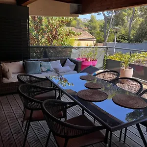  Appartement Morgiou Sormiou T4 Climatise Familial - 3 - Terrasse Bois - Jardin Privatif - Calanques A Pied - Plages & Velodrome A 10 Min - Ideal Familles & Randonneurs & Grimpeurs - Escalade A 5 Min - Sud